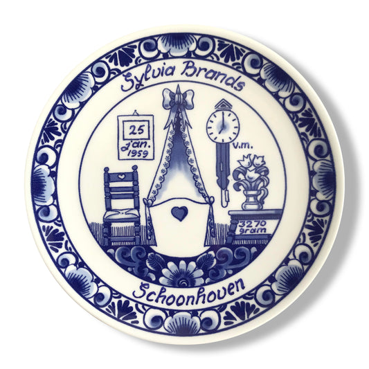 Little Chair Birth Plate (6 inch)